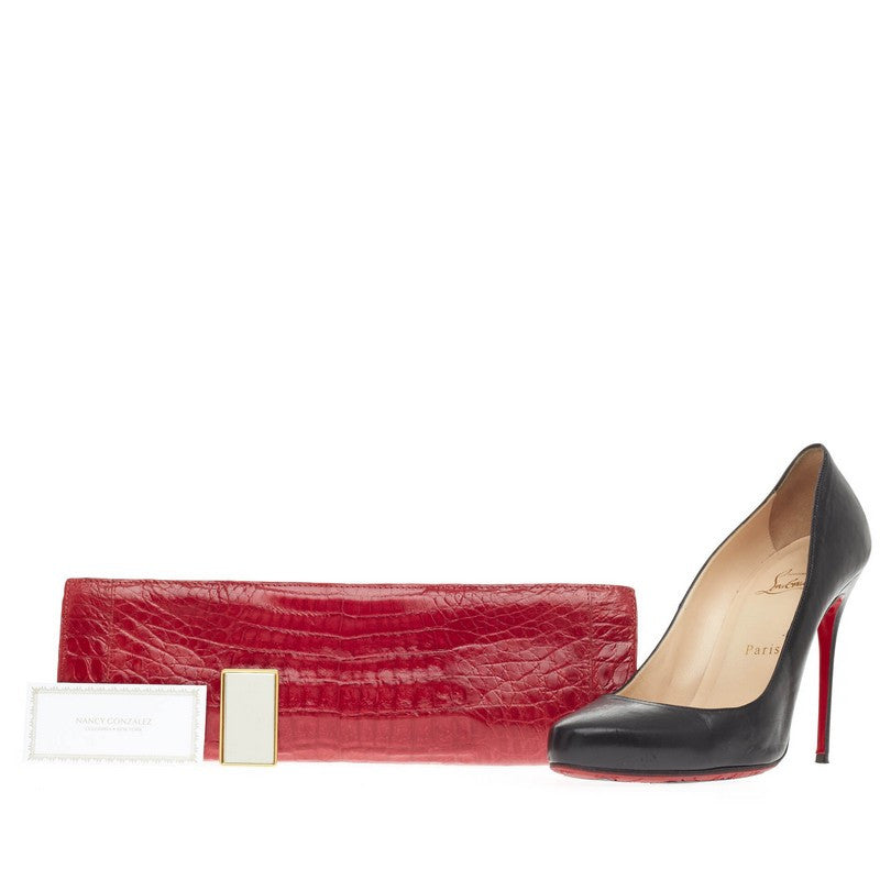 Clutch Crocodile Long