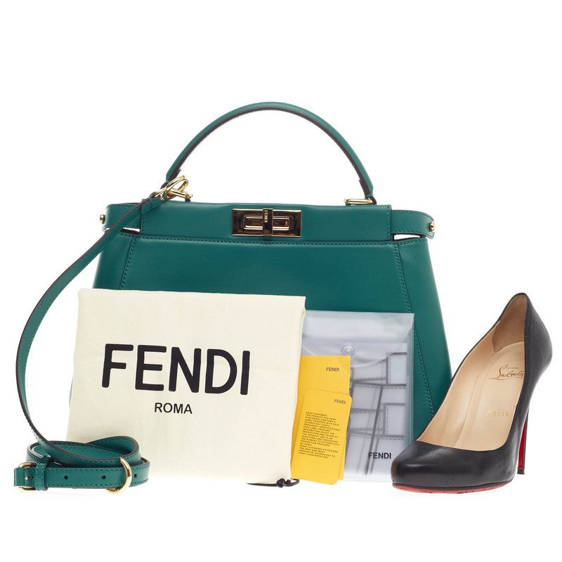 Peekaboo Handbag Leather Mini