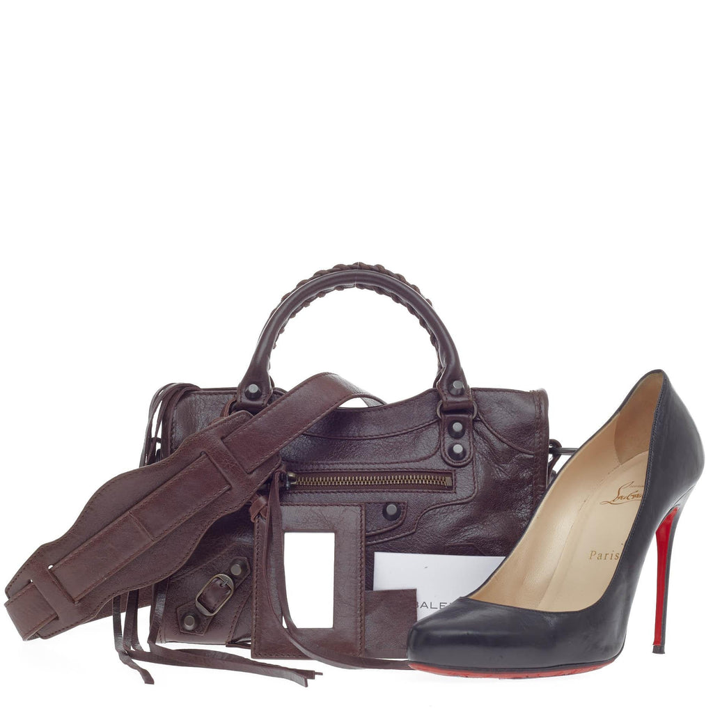 City Classic Studs Handbag Leather Mini