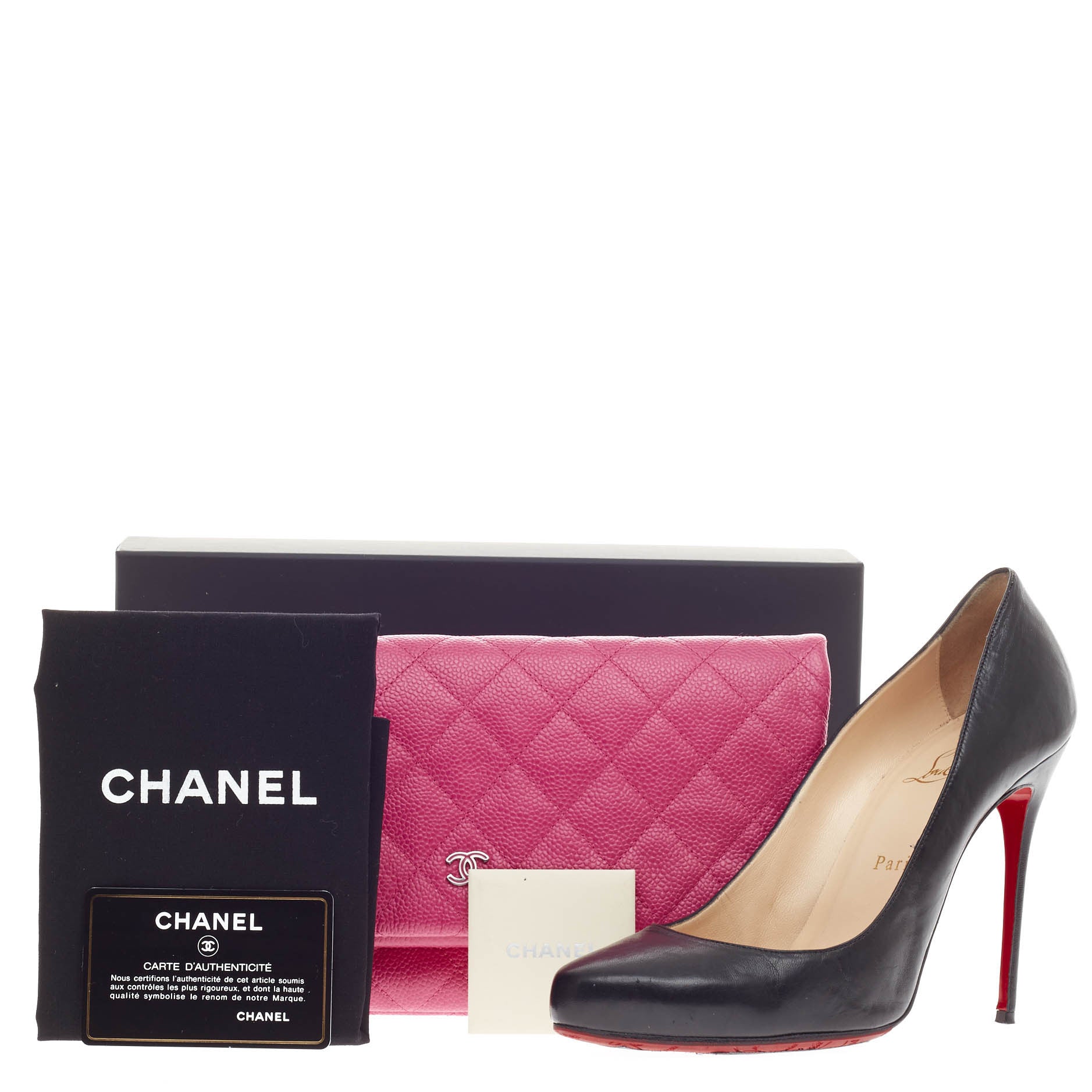 Beauty CC Clutch Quilted Caviar