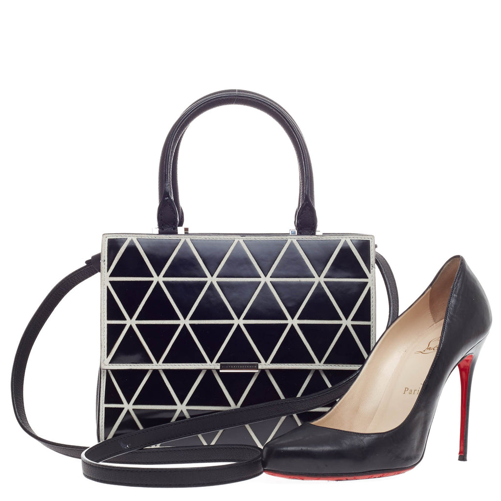 Triangle Tote Leather Mini