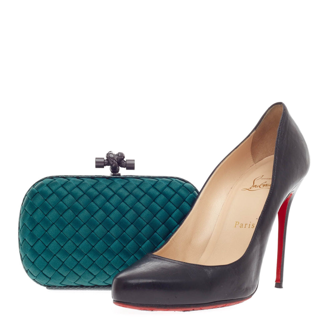 Box Knot Clutch Satin Small