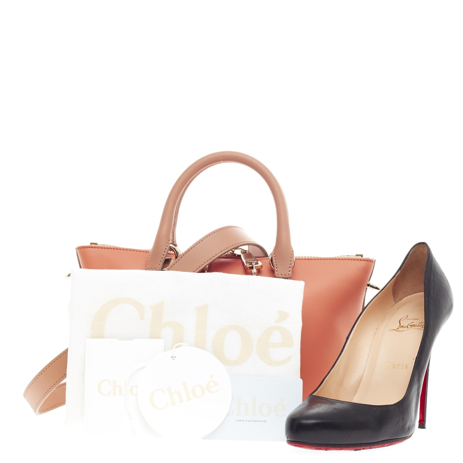 Baylee Satchel Bicolor Leather Mini