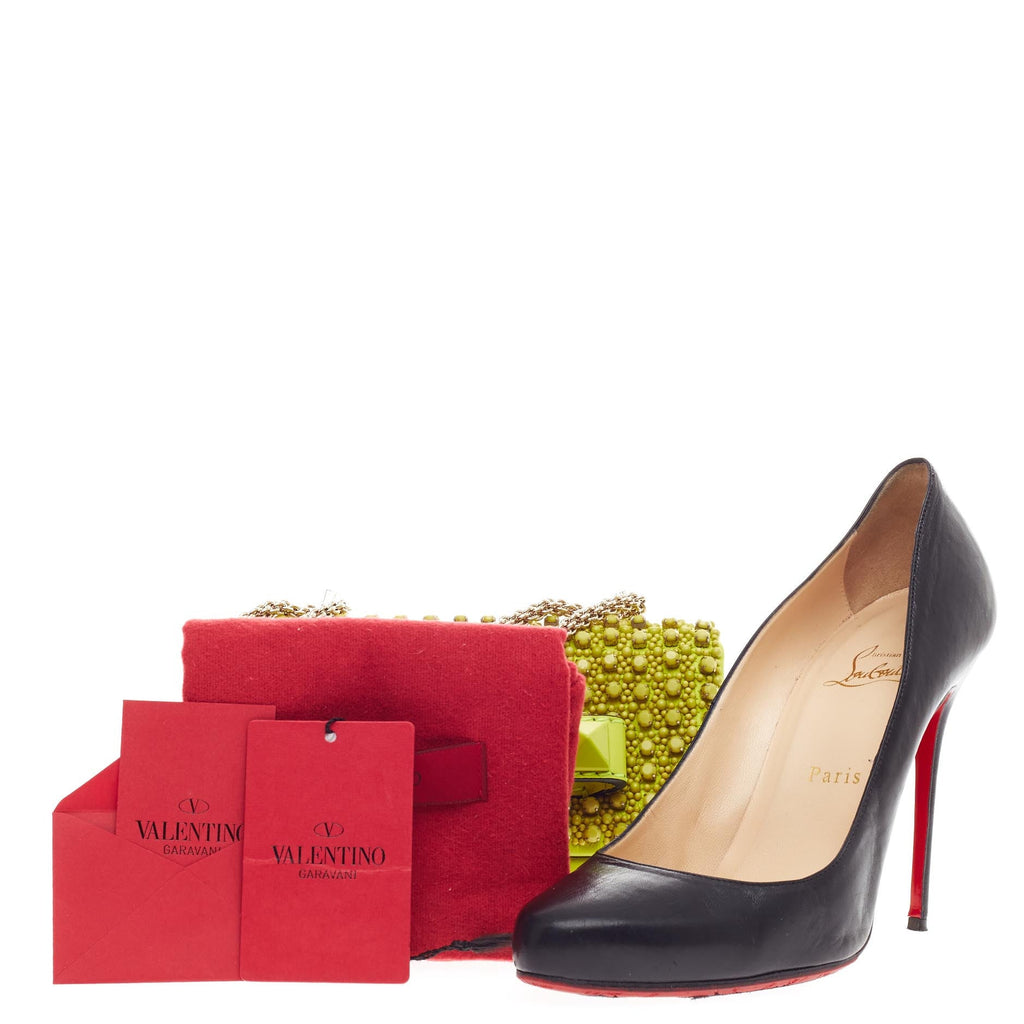 Va Va Voom Clutch Beaded Leather Small