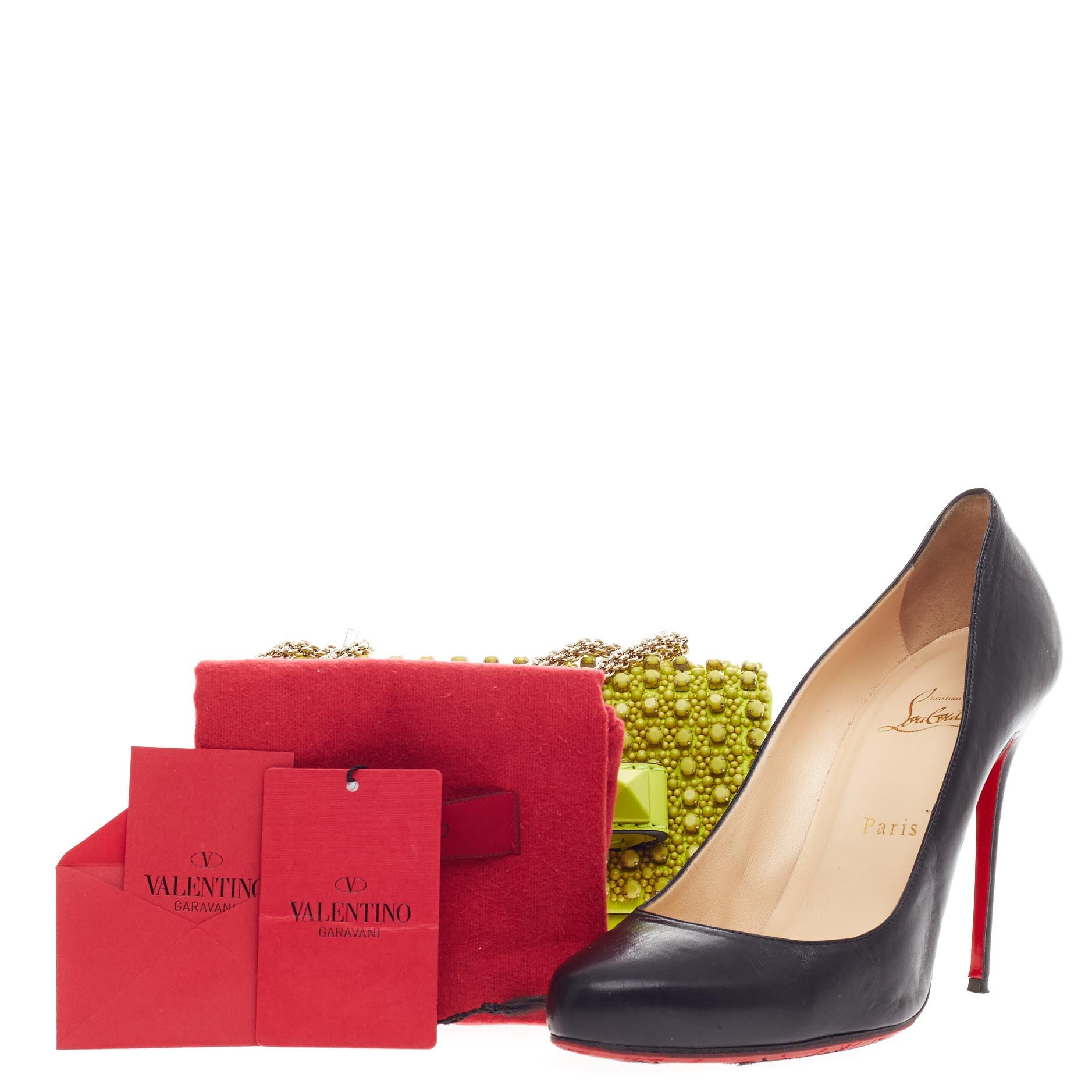 Va Va Voom Clutch Beaded Leather Small