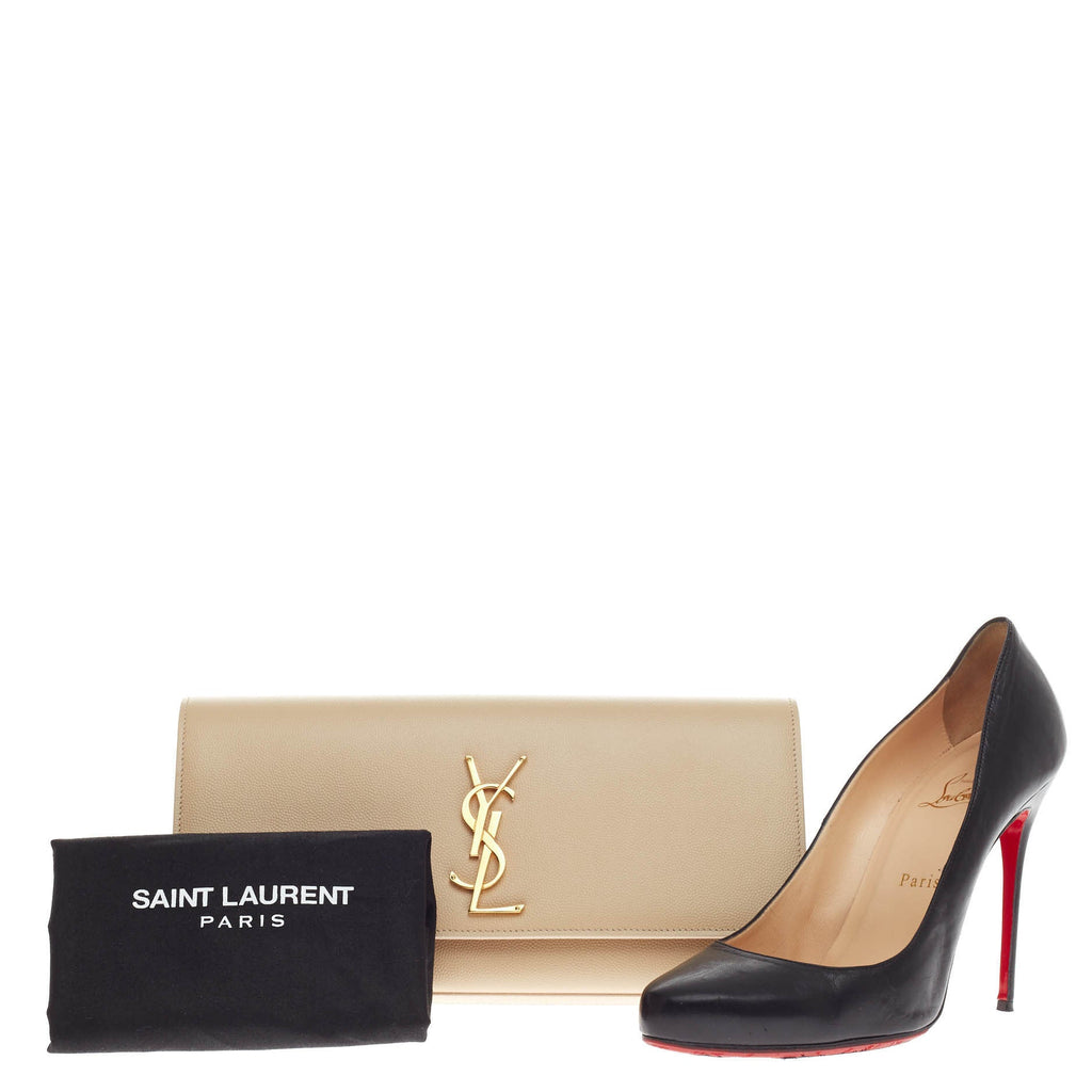 Classic Monogram Clutch Leather