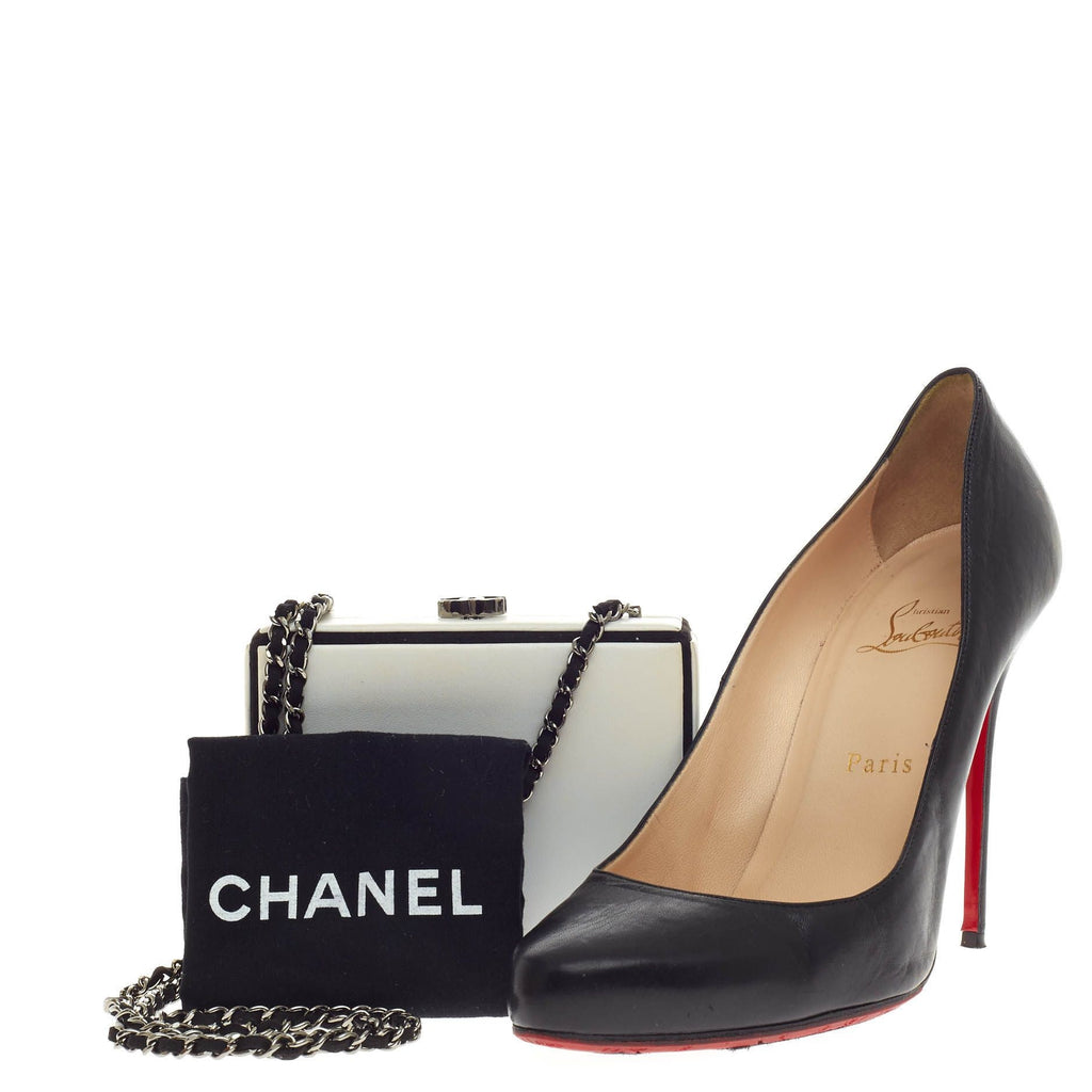CC Box Clutch Lambskin Small