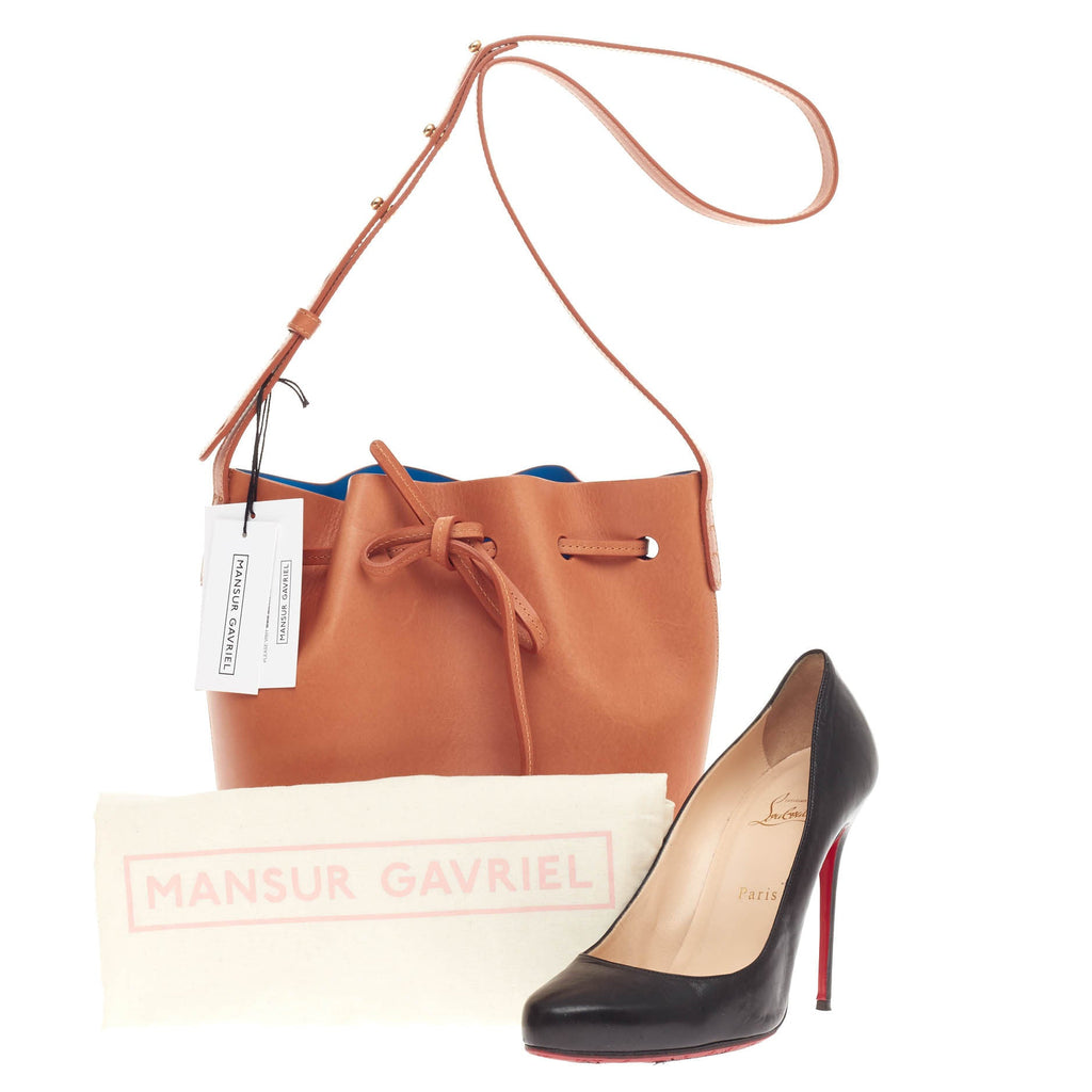 Bucket Bag Leather Mini