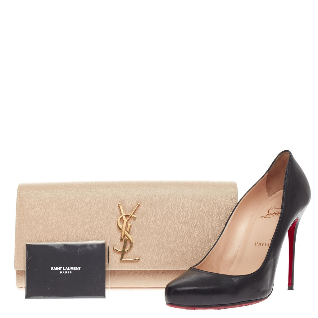 Classic Monogram Clutch Leather
