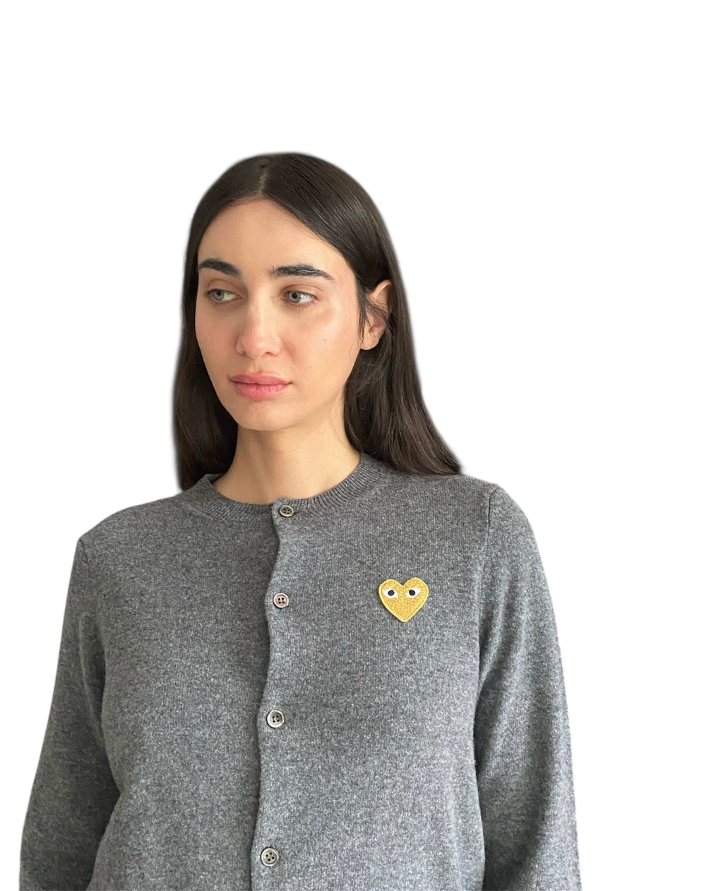 Comme Des Garçons (CDG) Play Grey igan - L