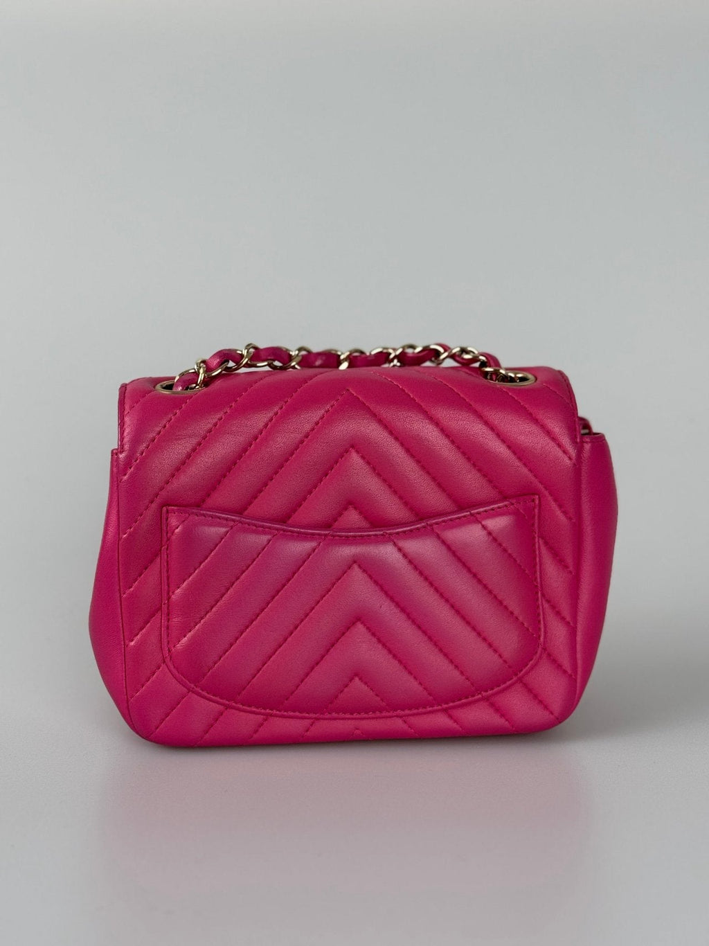 Chanel Pre-Owned Mini Square Classic Chevron Flap Bag