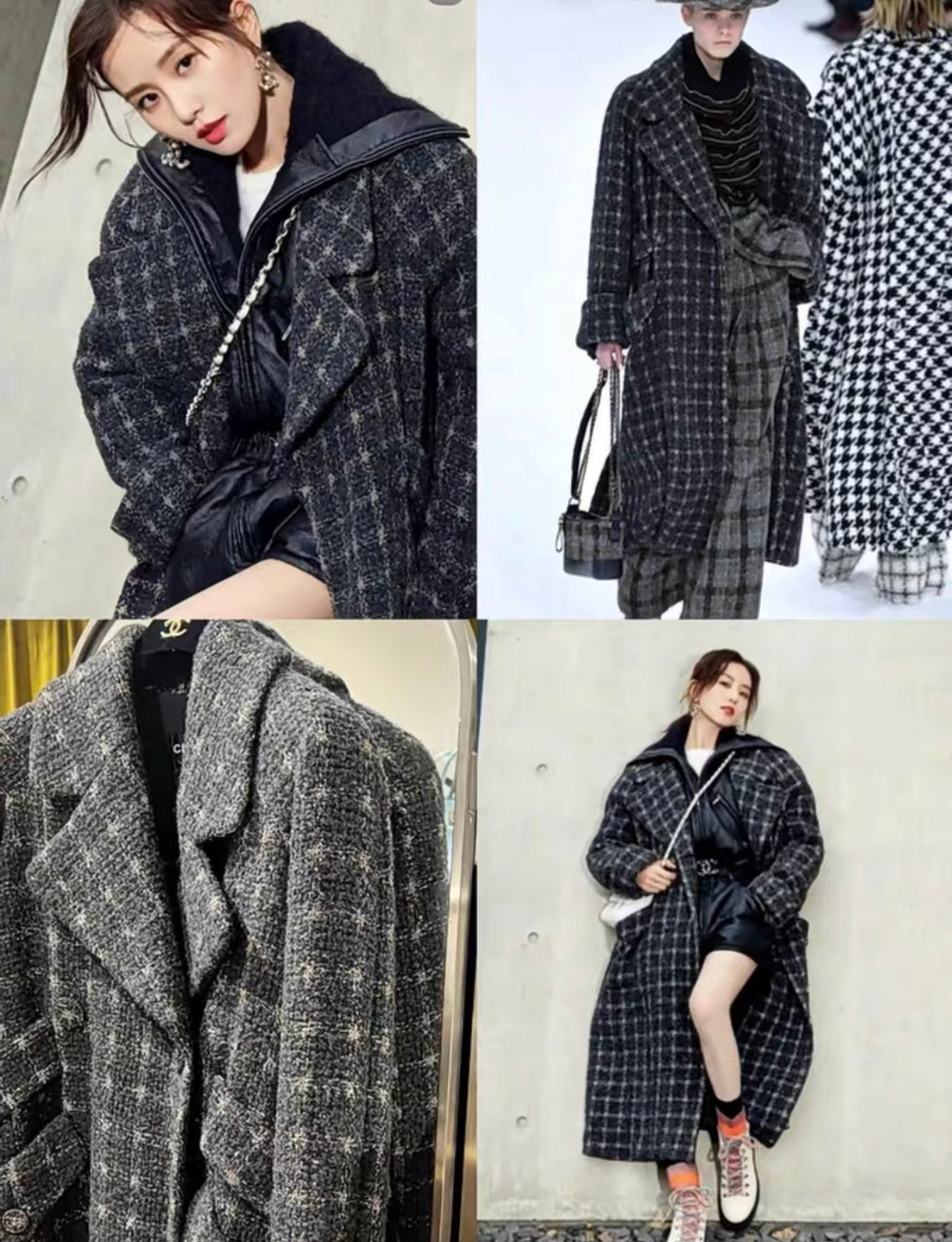 Chanel 19k Grey, Gold, Silver Coat size 34