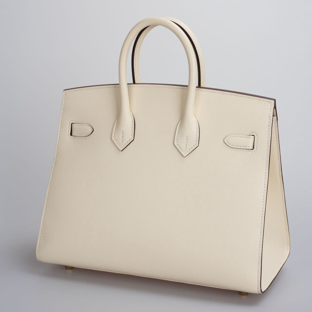 Hermes Birkin 25cm Sellier Bag in Nata Epsom Leather With Gold Hardware From 2021