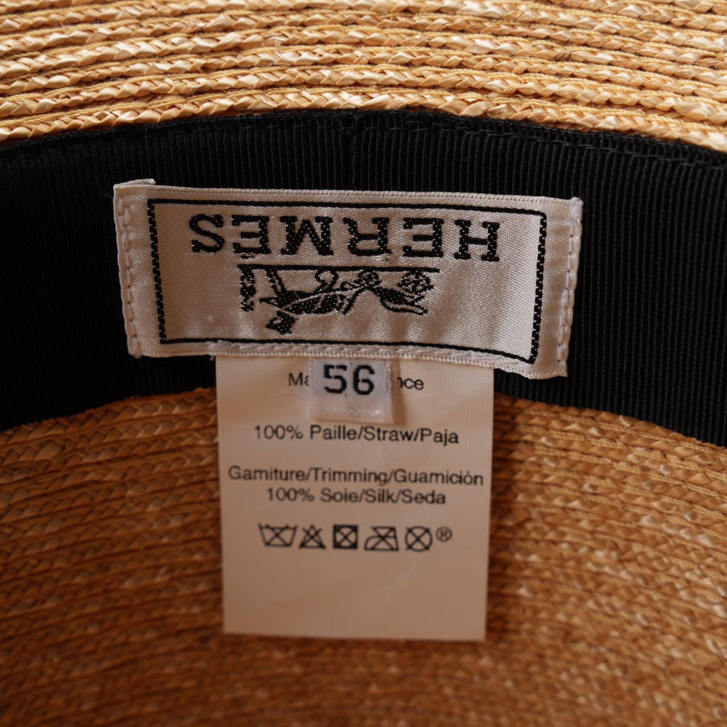 Hermes Straw Raffia Sun Hat