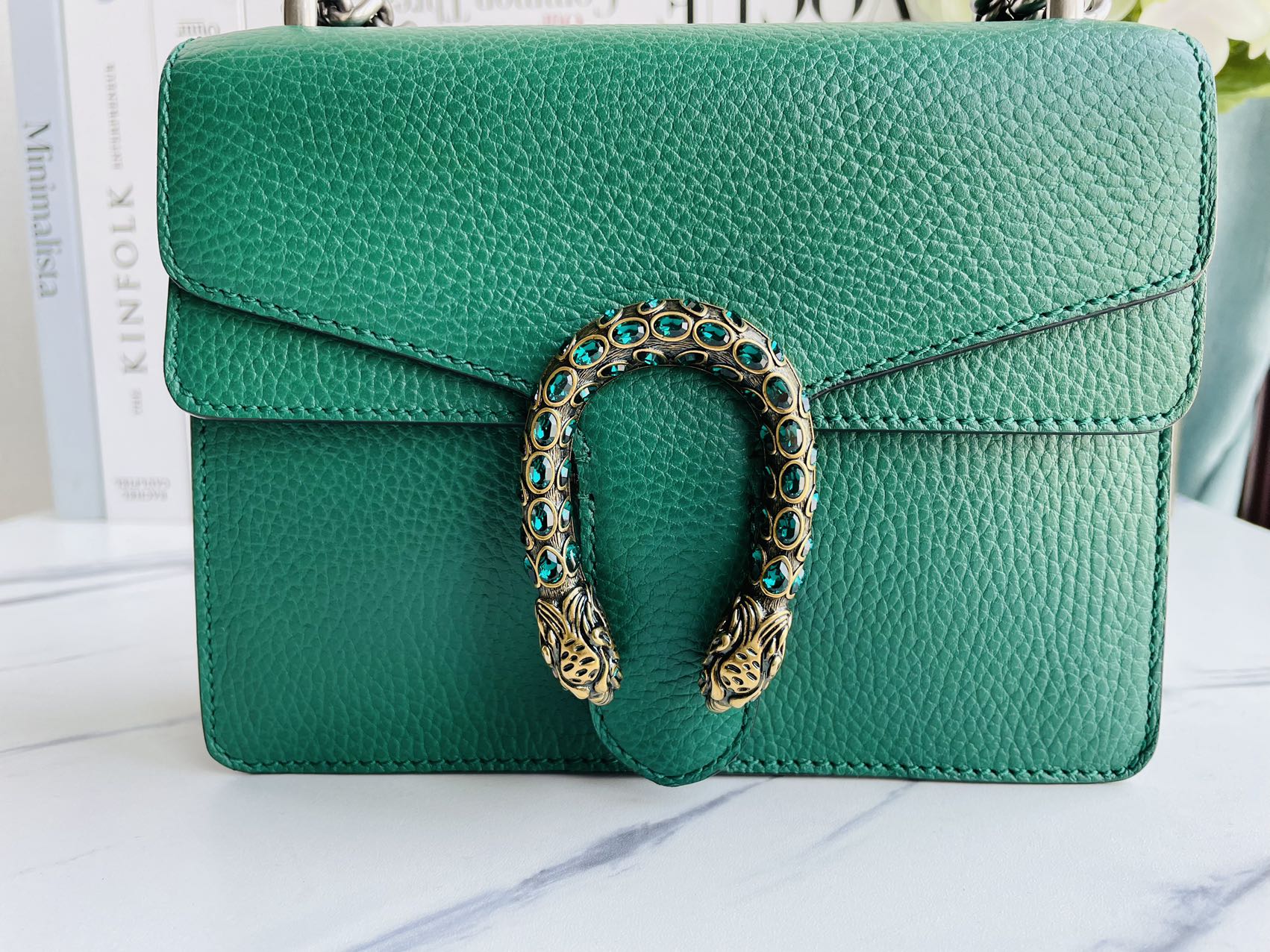 Gucci Dionysus Mini Bag in Emerald Green