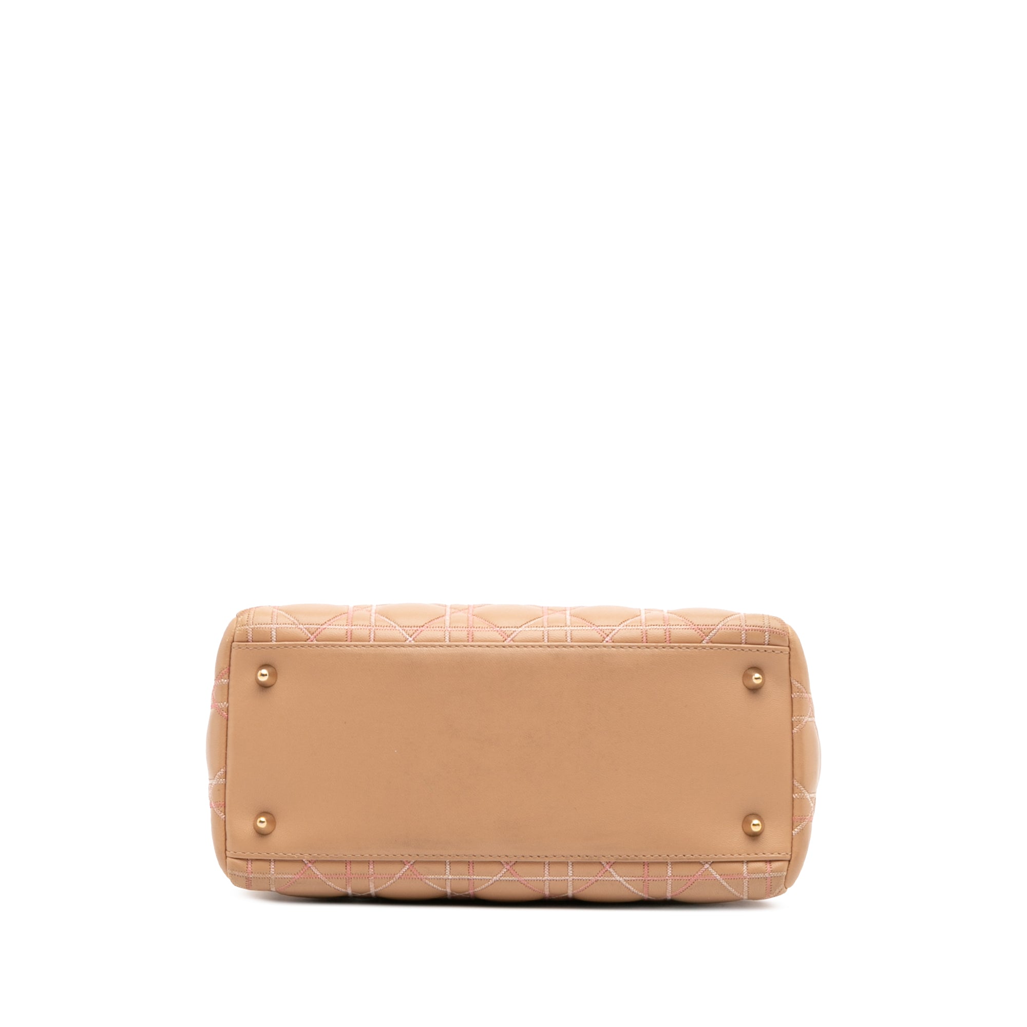 Lady Dior Bag Cannage Quilt Lambskin Medium