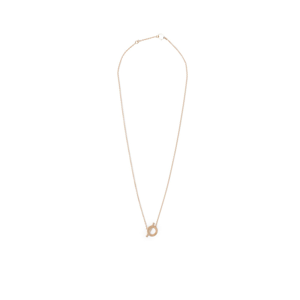 Hermès Finesse Pendant Diamonds and 18k Rose Gold