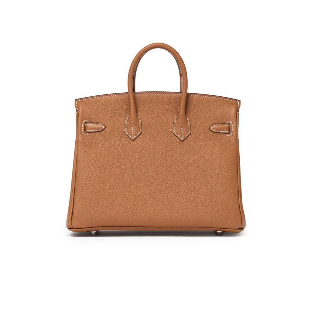 Hermès Birkin 25 Gold Togo Palladium Hardware