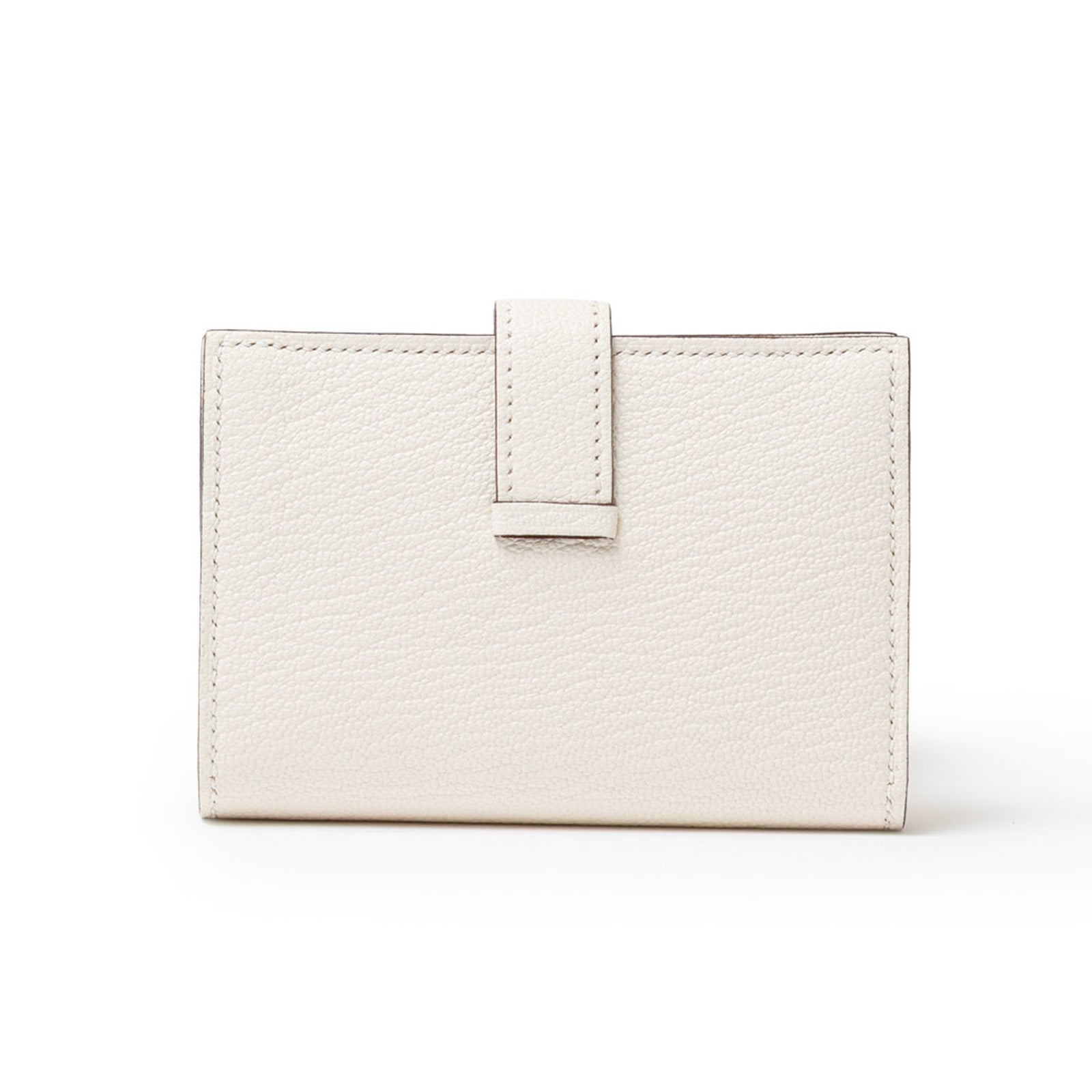 Hermès Mini Bearn Wallet Nata Chevre Mysore Gold Hardware