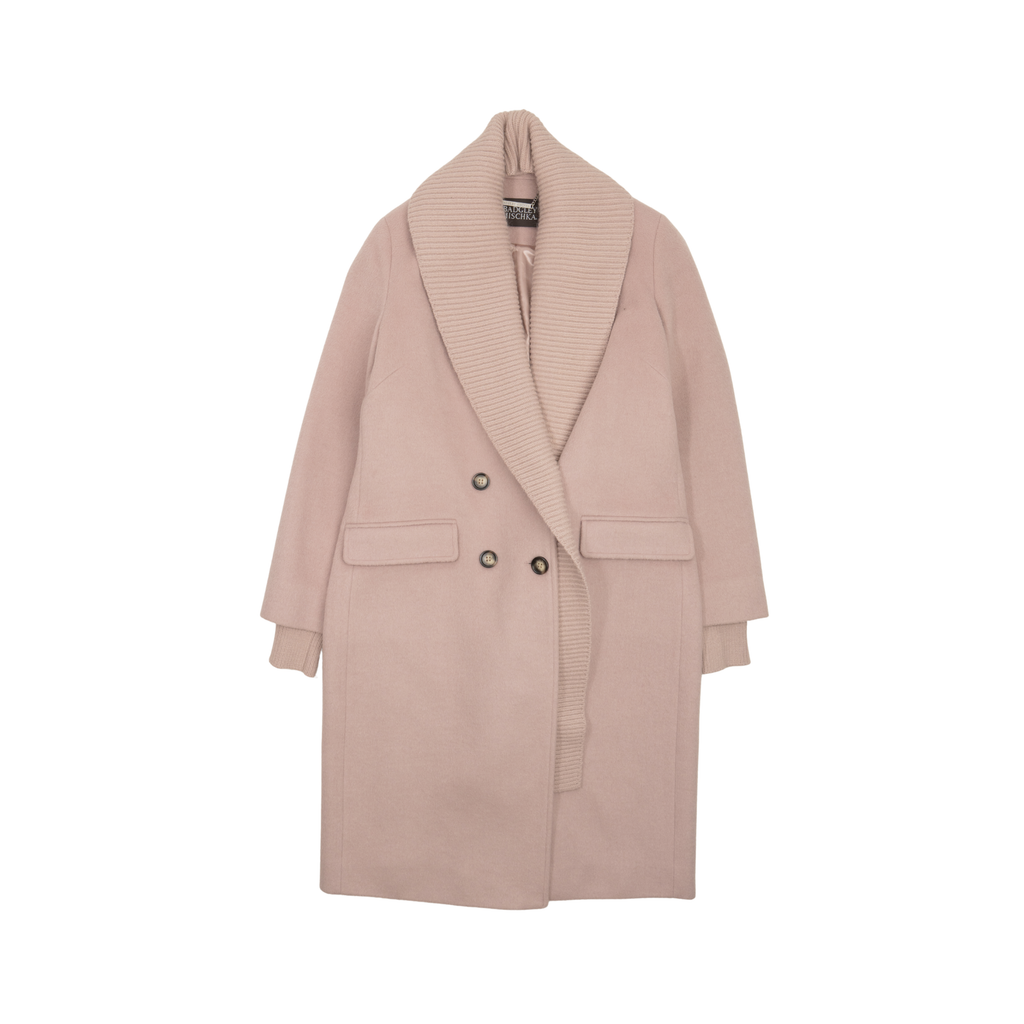 Badgley Mischka Shawl Collar Coat - Women's S