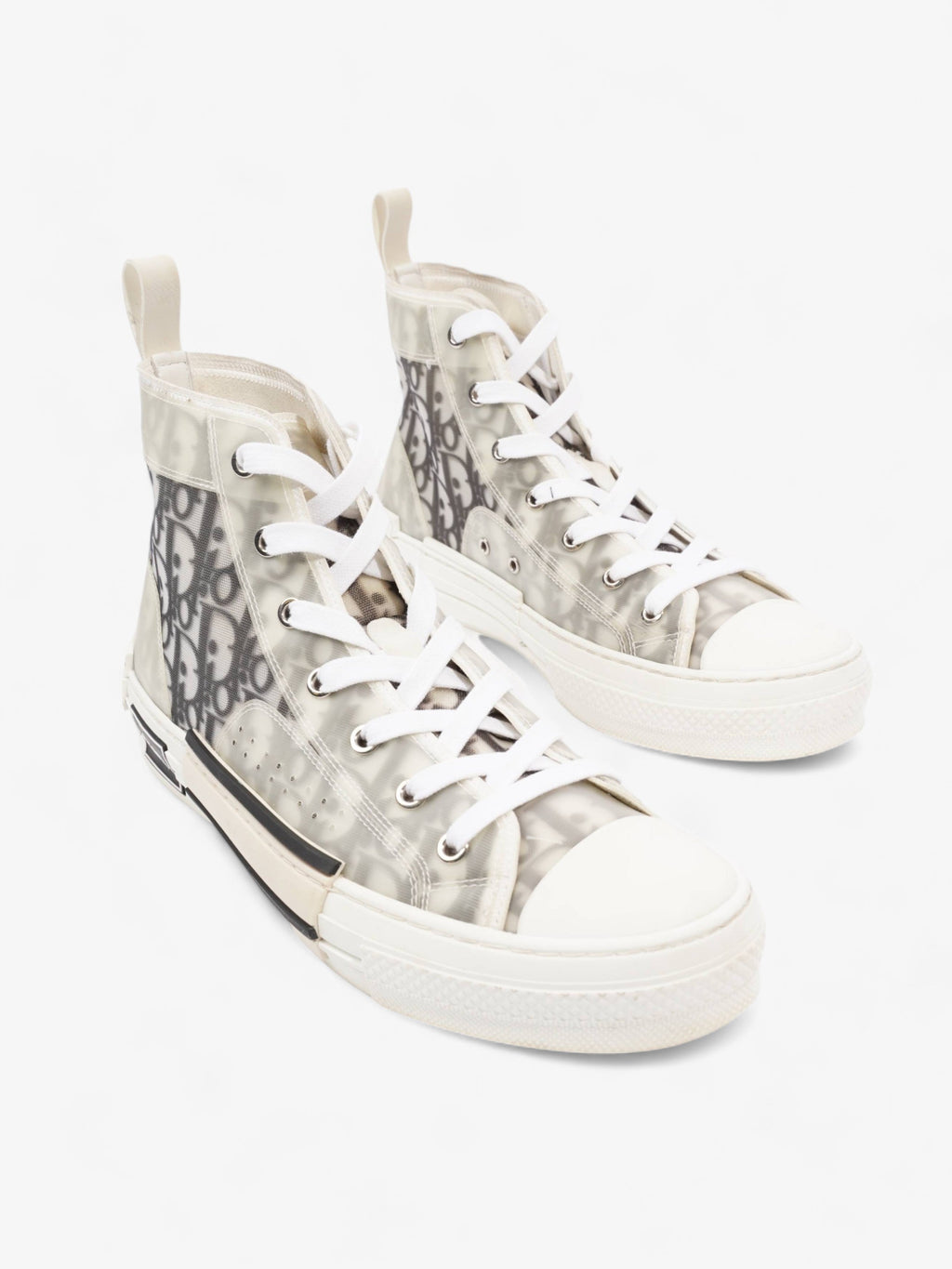 Christian Dior B23 High-top White / Black Oblique Canvas EU 41.5 UK 7.5