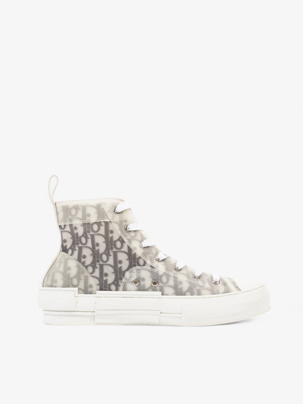 Christian Dior B23 High-top White / Black Oblique Canvas EU 41.5 UK 7.5
