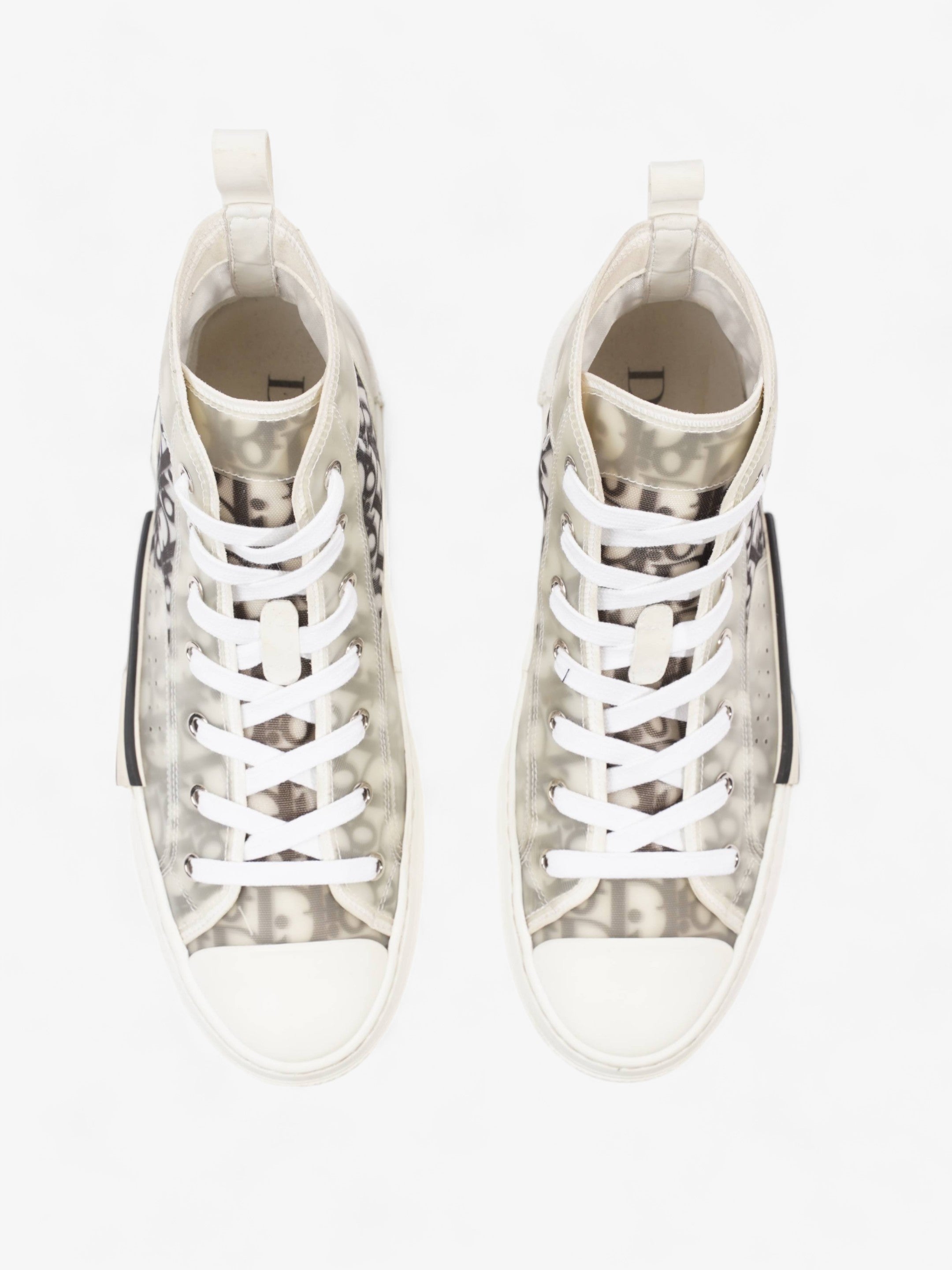 Christian Dior B23 High-top White / Black Oblique Canvas EU 41.5 UK 7.5