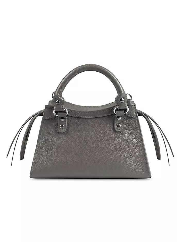 BALENCIAGA NEO CLASSIC MINI TOP-HANDLE LEATHER BAG