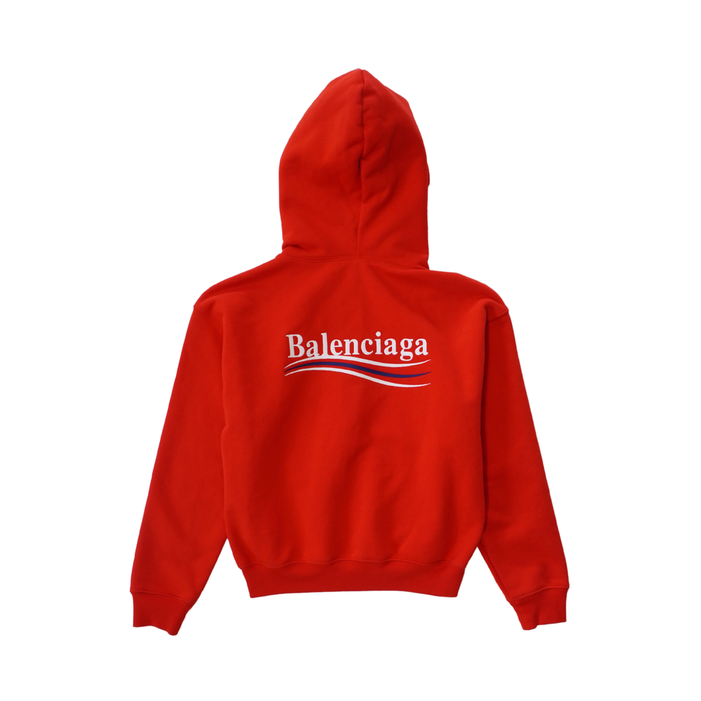 Balenciaga 'Political Campaign Shrunk' Hoodie - Women's XS