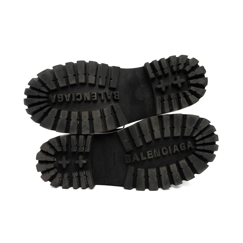 Balenciaga 'Strike' Nylon Combat Boots - Women's 37.5