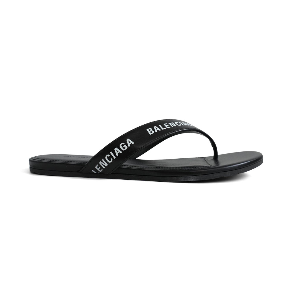 Balenciaga Logo Flip-Flops - Women's 35.5