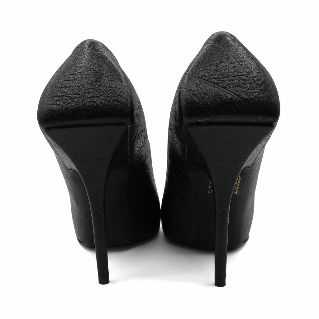 Balenciaga 'Knife' Logo Pumps - Women's 37.5