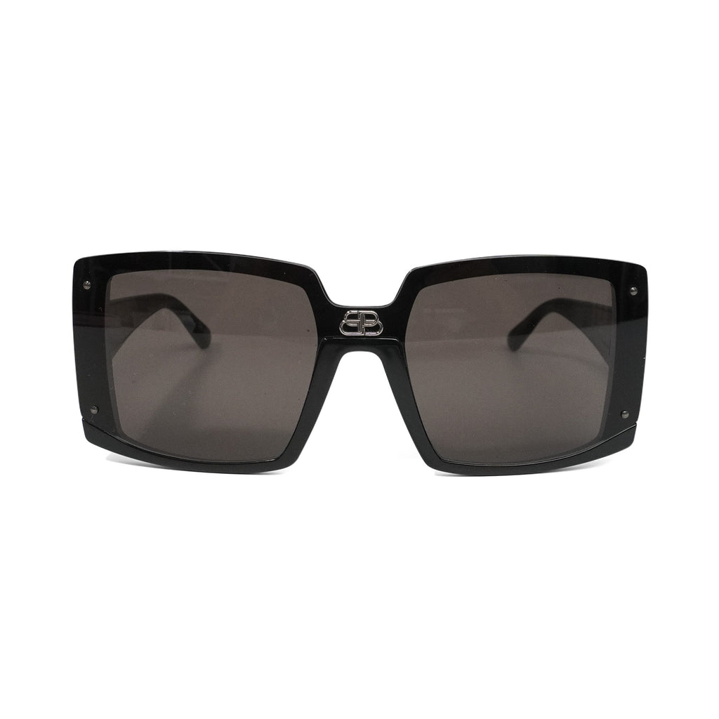 Balenciaga Oversized Shield Square Sunglasses