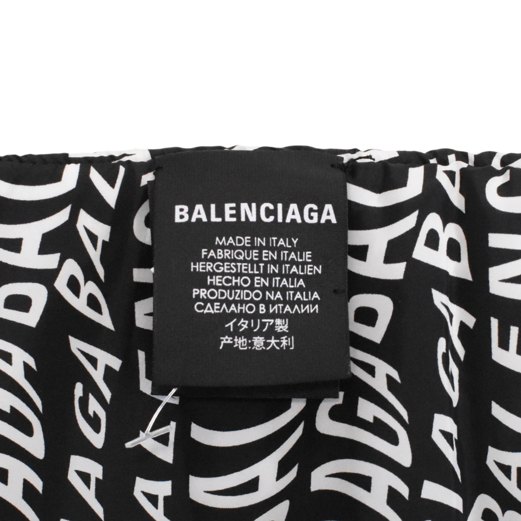 Balenciaga Monogram Duvet Scarf