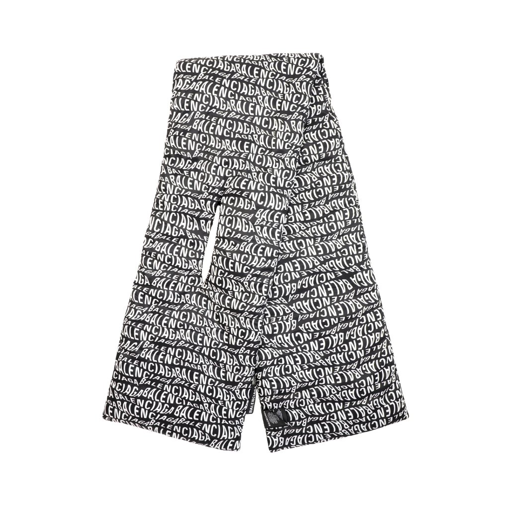 Balenciaga Monogram Duvet Scarf