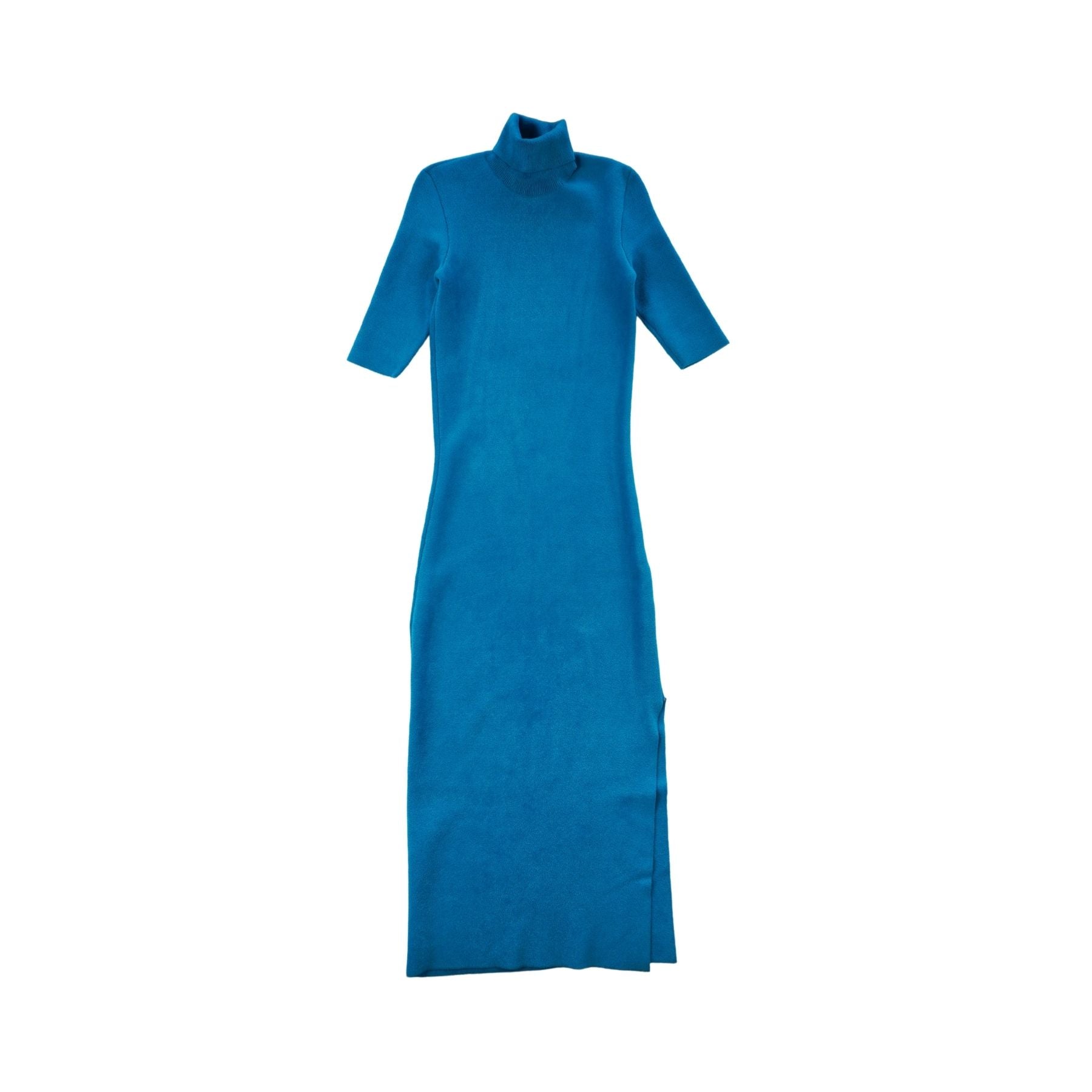 Balenciaga Turtleneck Midi Dress - Women's S