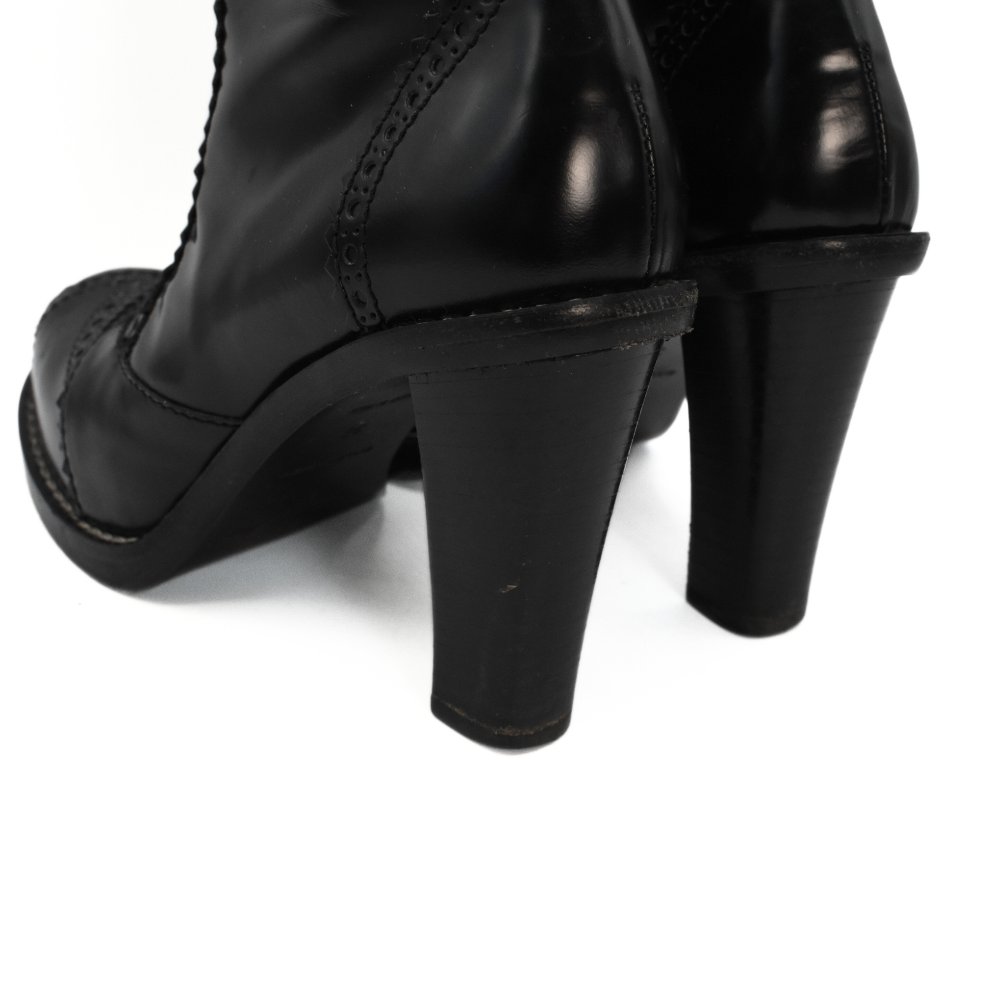 Balenciaga 'Brogue' Ankle Boots - Women's 36