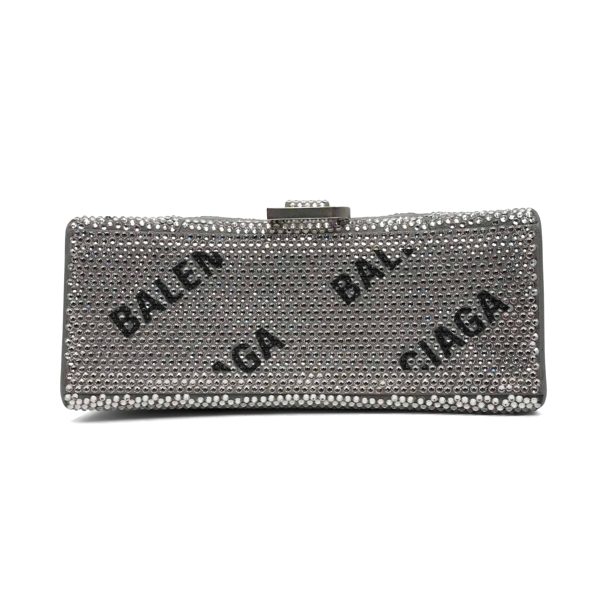 Balenciaga 'Hourglass Mini Crystal' Handbag