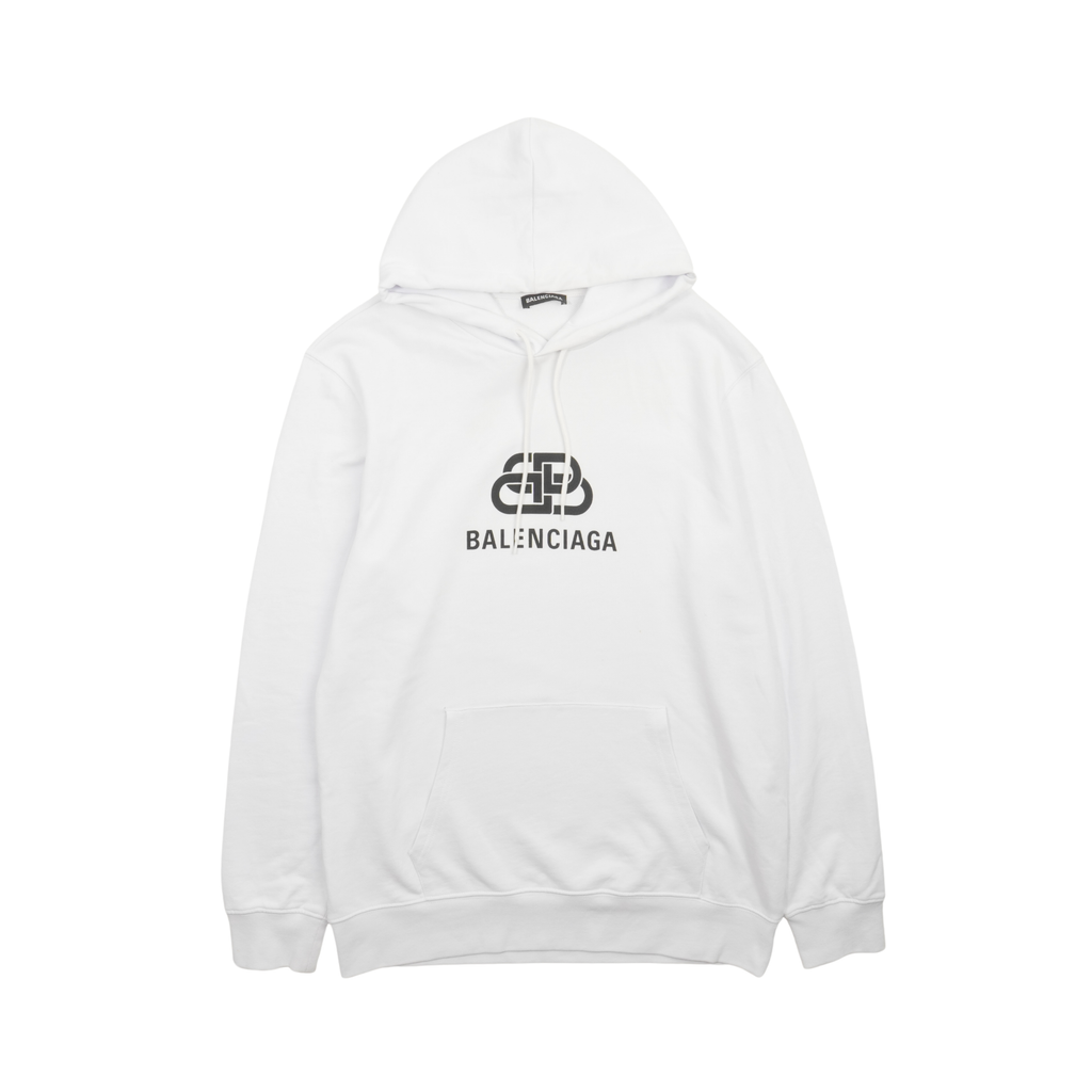 Balenciaga 'Interlocking' Logo Hoodie - Men's XXL