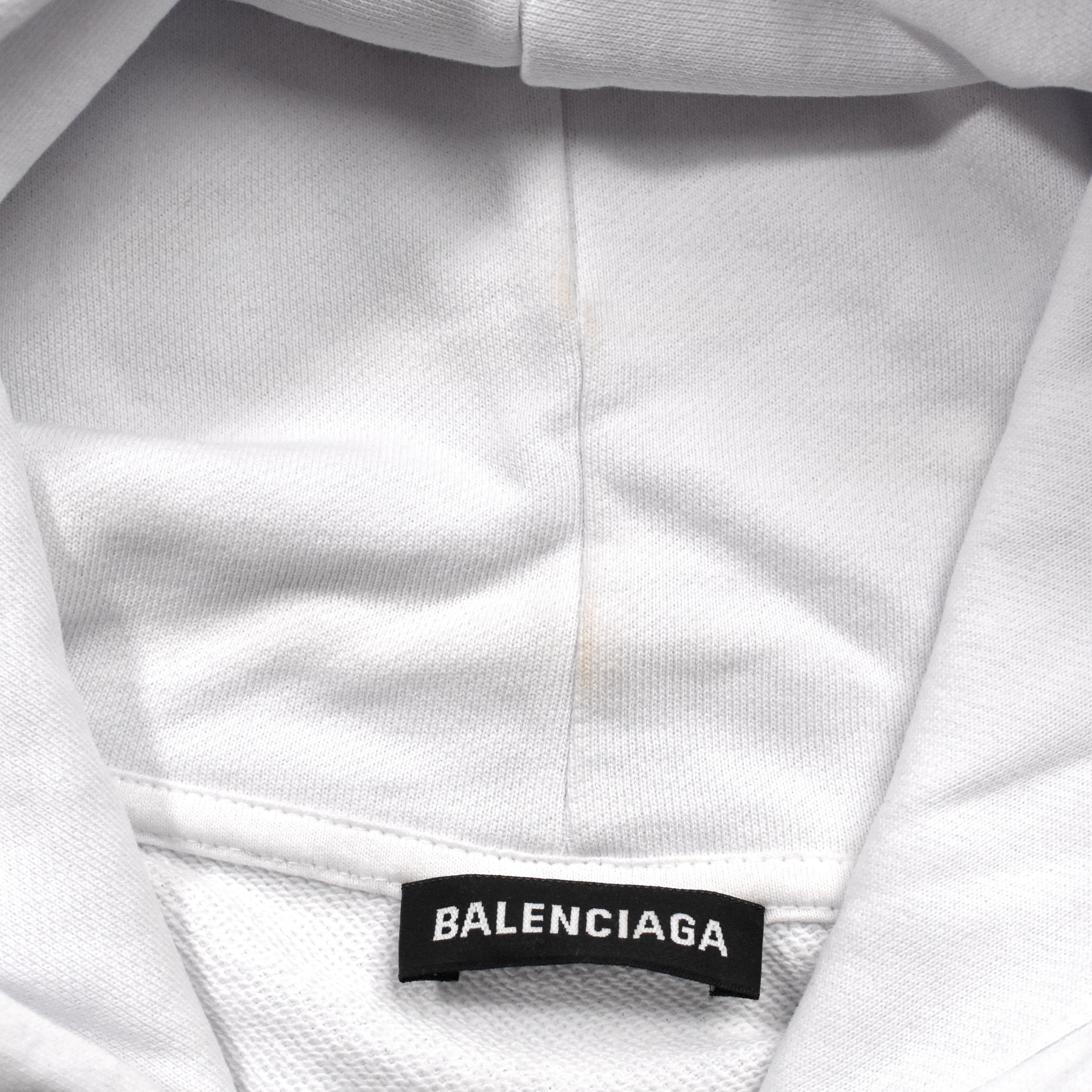 Balenciaga 'Interlocking' Logo Hoodie - Men's XXL