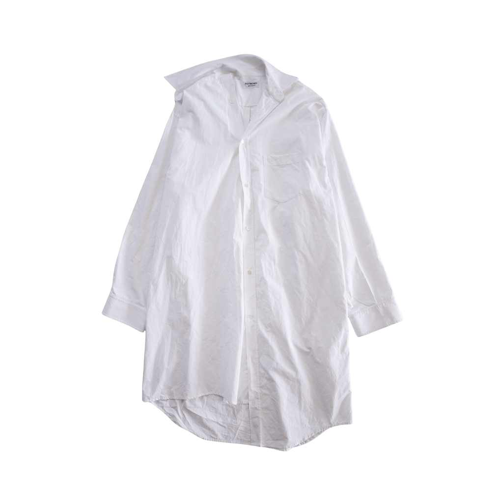 Balenciaga Asymmetrical Shirt Dress - Women's 38