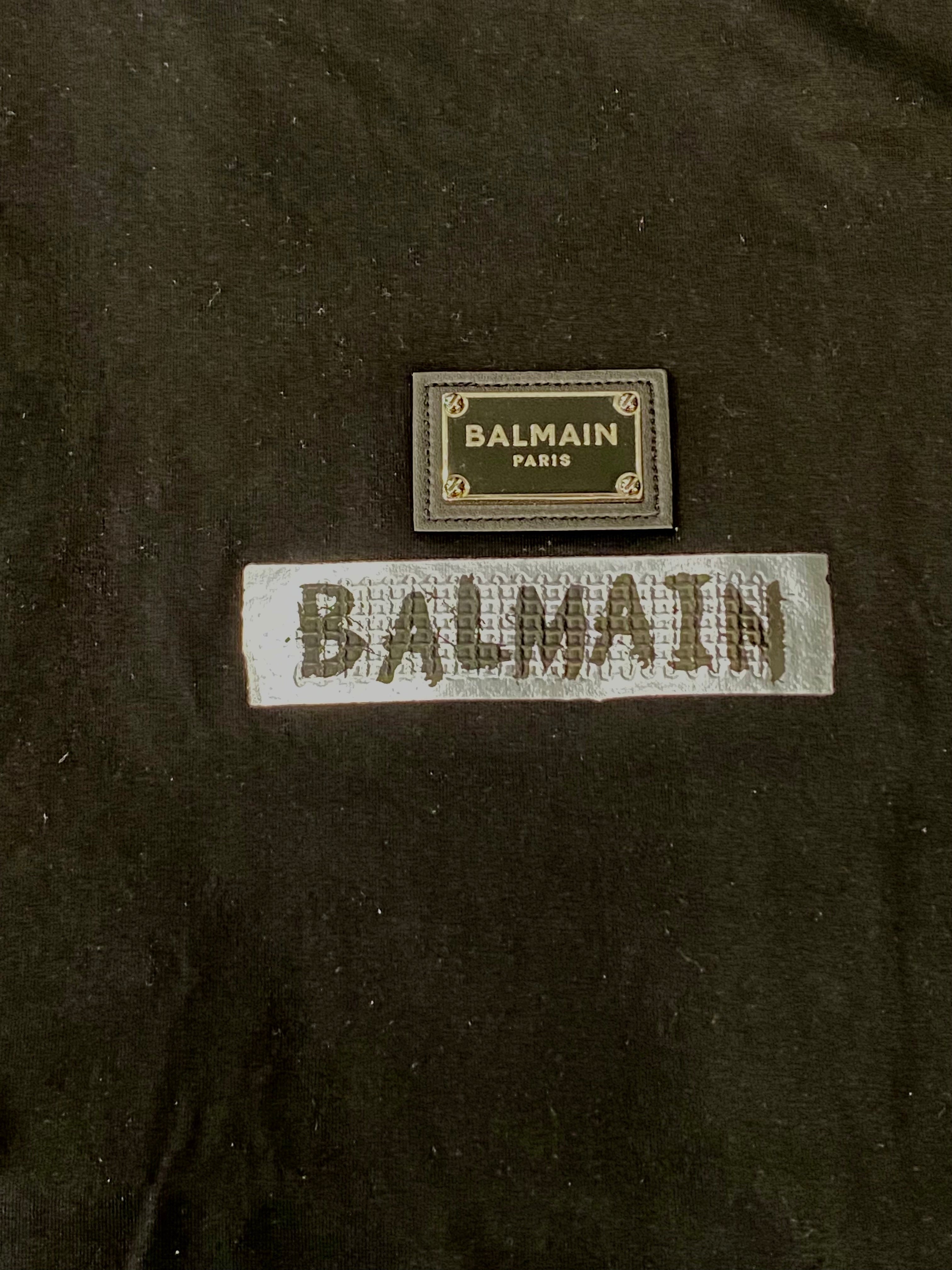 BALMAIN PARIS 1339 BACK PRINT T-SHIRT