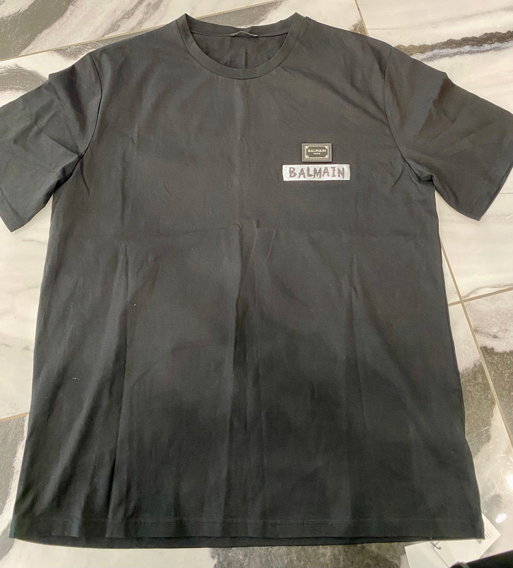 BALMAIN PARIS 1339 BACK PRINT T-SHIRT