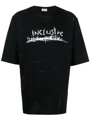 BALMAIN TEXT PRINT T-SHIRT