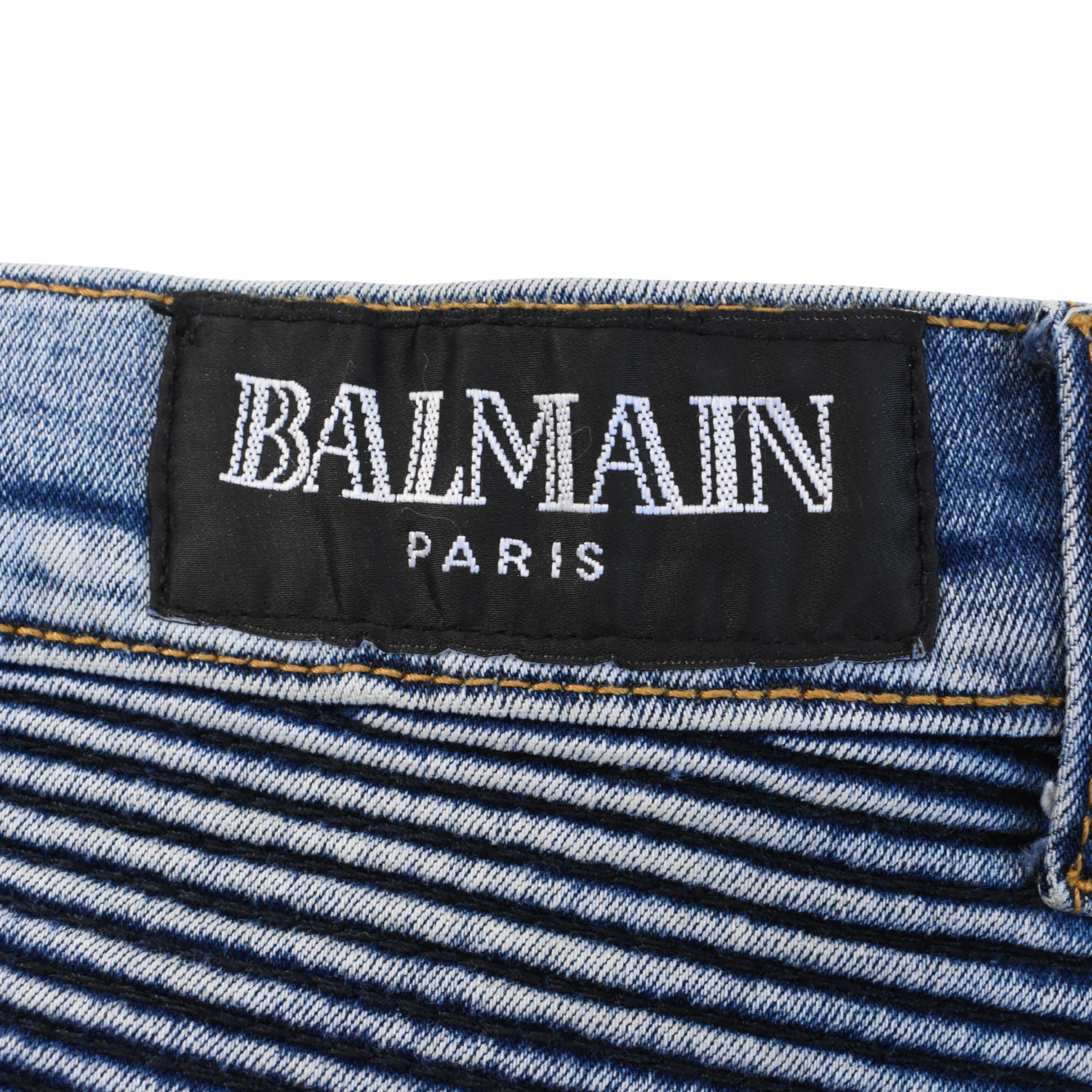 Balmain Biker Jeans - Men's 34