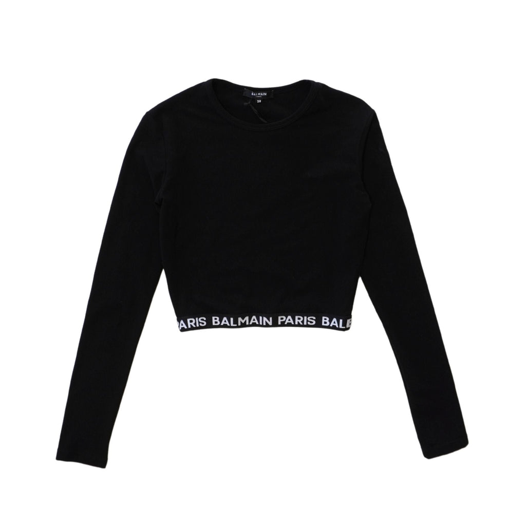 Balmain Jersey Crop Top - Women's 38