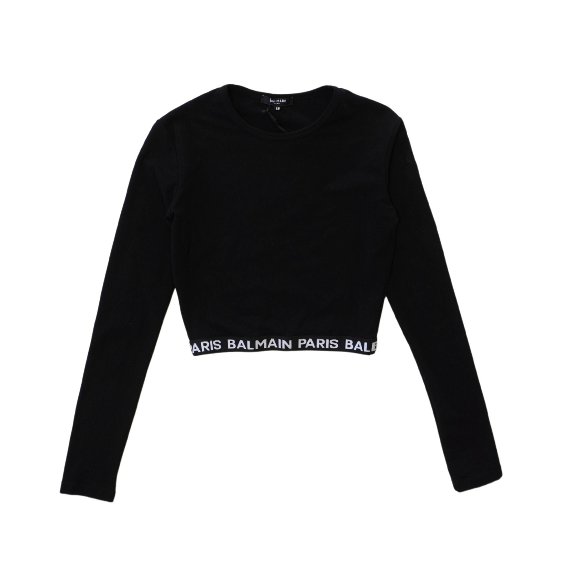 Balmain Jersey Crop Top - Women's 38