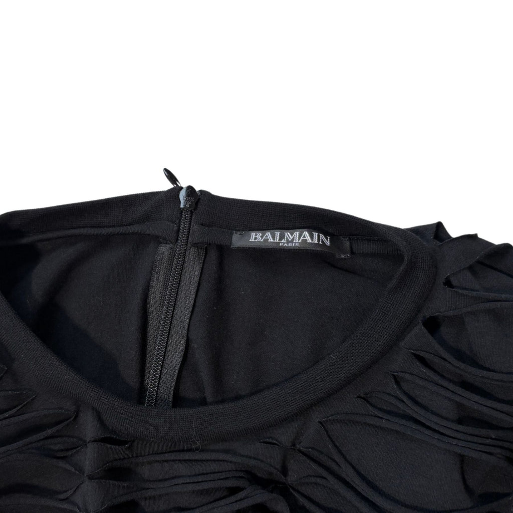Balmain Slashed Dress - Women's 42
