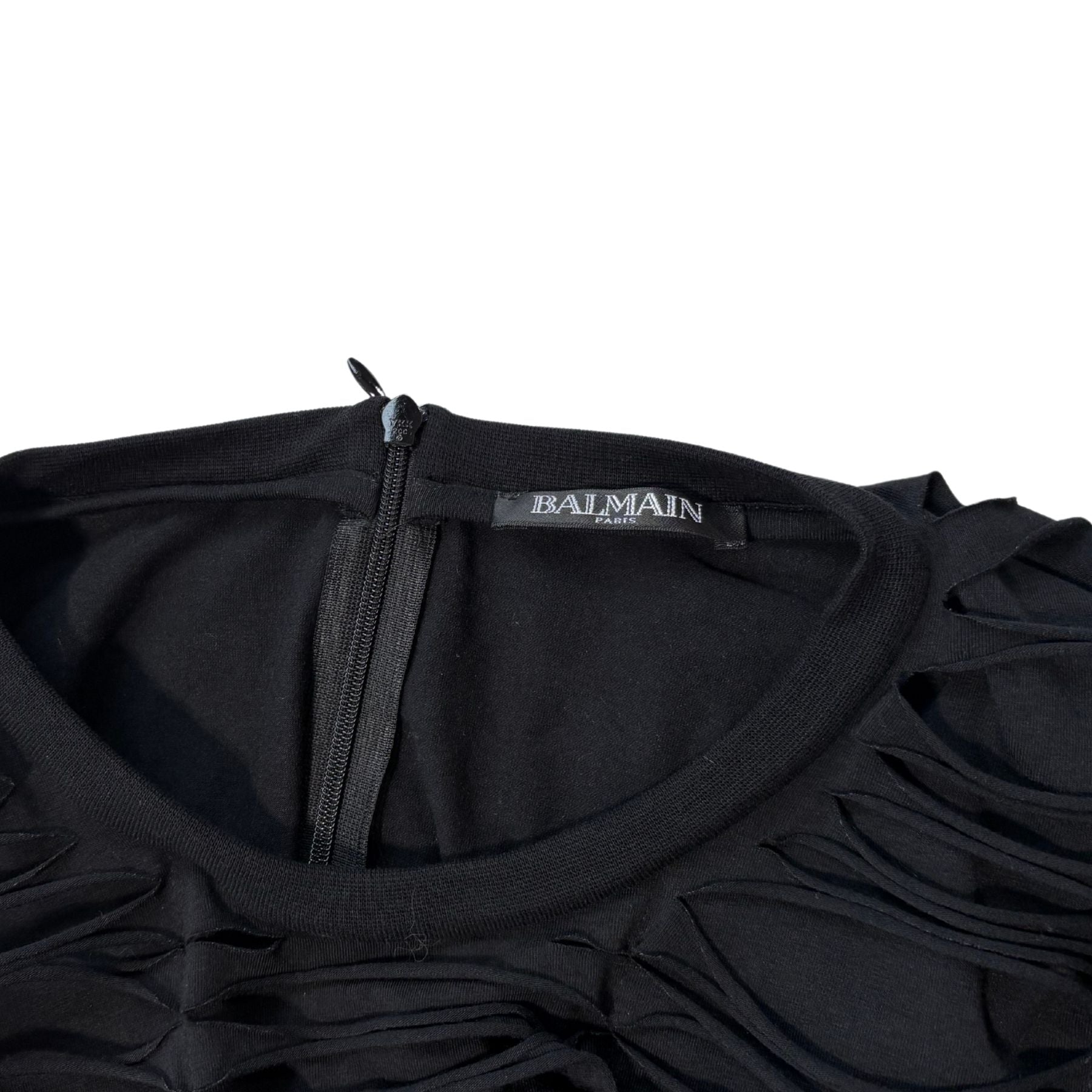 Balmain Slashed Dress - Women's 42