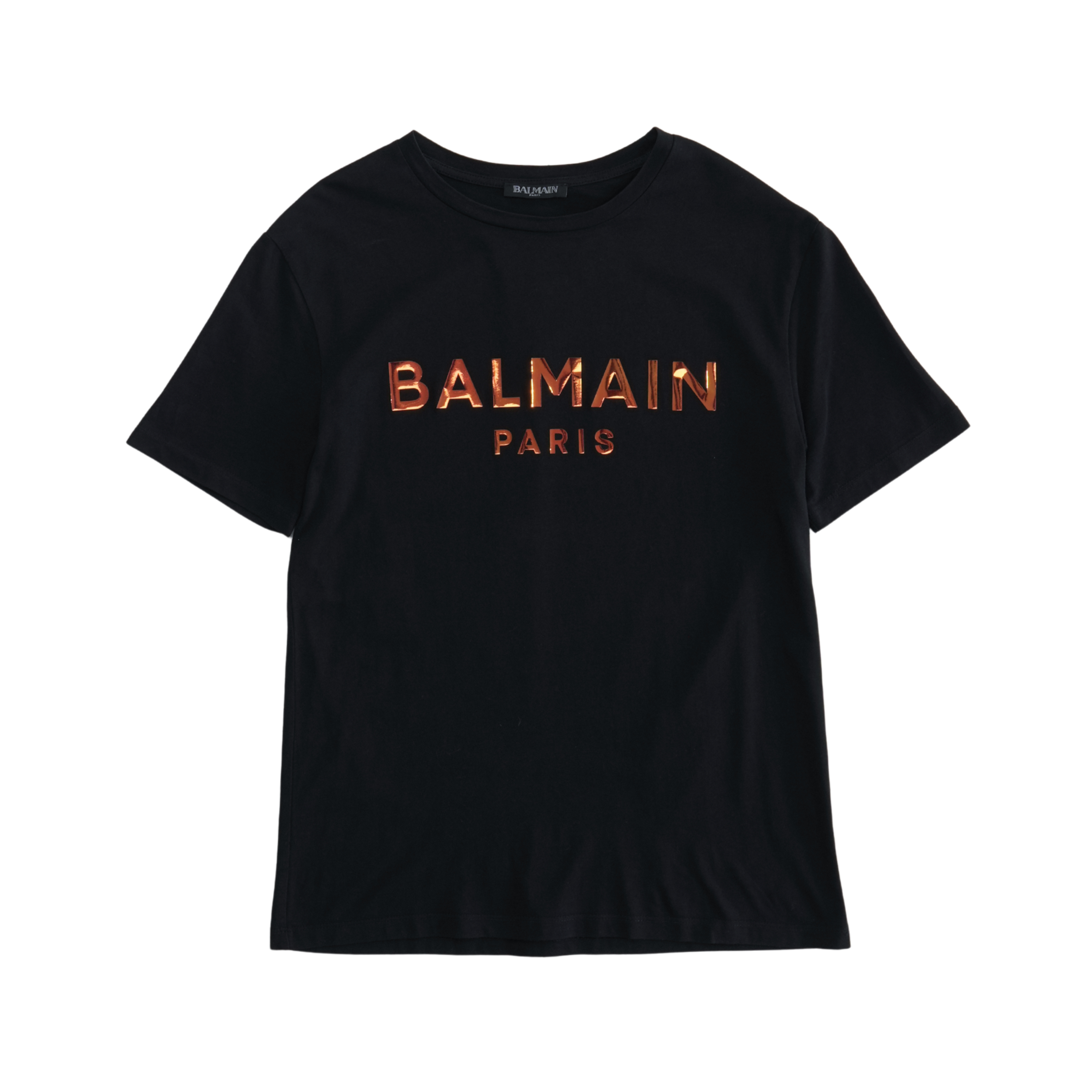 Balmain Holographic Logo T-Shirt - Men's XS